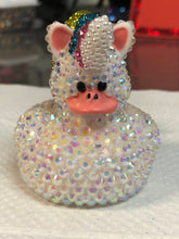 Load image into Gallery viewer, Bling rhinestone Rubber Ducks small