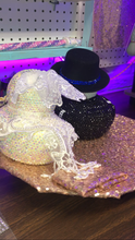 Load image into Gallery viewer, Bride and Groom Large blinged Ducks