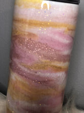 Load image into Gallery viewer, &quot;Rose Gold Bling&quot; Finished Designer Tumbler #118  Ready to ship!
