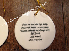 Load image into Gallery viewer, Memorial Photo Keepsake Ceramic Ornament