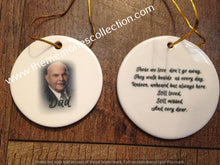 Load image into Gallery viewer, Memorial Photo Keepsake Ceramic Ornament