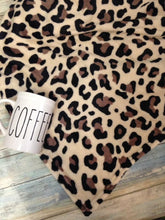 Load image into Gallery viewer, Christmas Movie Watching throw Blanket Buffalo Plaid, Cheetah Leopard or Gray plaid