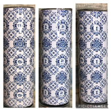 Load image into Gallery viewer, Blue Delft Print Dutch Tumbler 20 or 30 oz Mom Delph