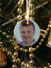 Load image into Gallery viewer, Photo Keepsake Ceramic Ornaments