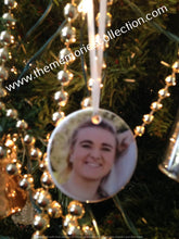 Load image into Gallery viewer, Photo Keepsake Ceramic Ornaments