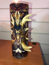 Load image into Gallery viewer, Deer Camo handled Finished Designer Tumbler Ready to ship!  30 ounce tumbler
