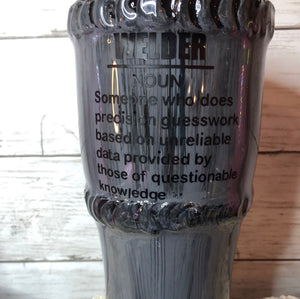 WELDER CURVED 30 ounce Finished Designer Tumbler   Ready to ship!
