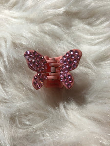 Small Bling rhinestone Hair Butterfly