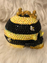 Load image into Gallery viewer, Rhinestone skull “Buzzby” Bee
