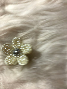 Small Bling rhinestone Flower Hair Clip