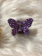 Load image into Gallery viewer, Small Bling rhinestone Hair Butterfly
