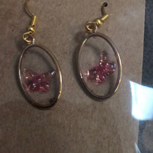 Load image into Gallery viewer, Butterfly glitter resin  earrings
