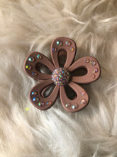 Load image into Gallery viewer, Flower hair clip with rhinestones
