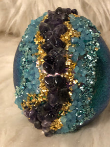 Geode pattern skull “Rocky”