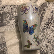 Load image into Gallery viewer, Butterflies are free  D12 Designer Tumbler 30 ounce Ready to ship!
