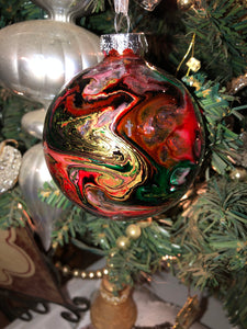 Single Glass Christmas Bulbs 3”