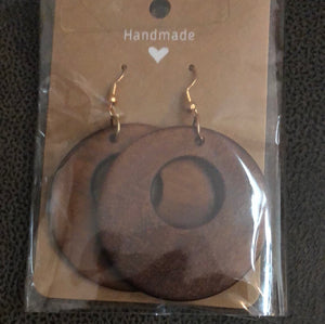 Wooden earrings   (16-34)