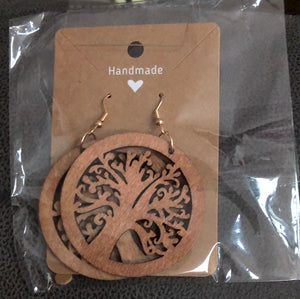 Wooden earrings   (16-34)