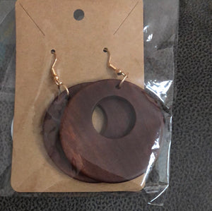 Wooden earrings   (16-34)