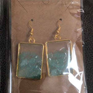 Turquoise dangle earrings