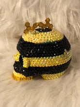 Load image into Gallery viewer, Rhinestone skull “Buzzby” Bee
