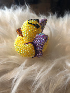 Bling rhinestone Rubber Ducks