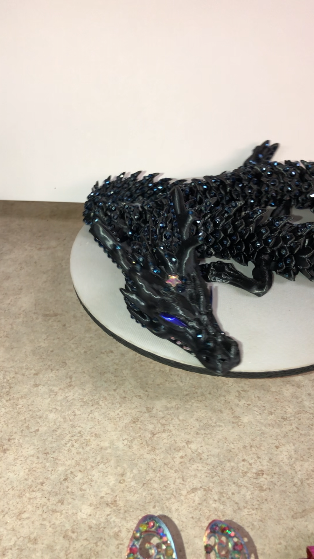 Rhinestone dragon
