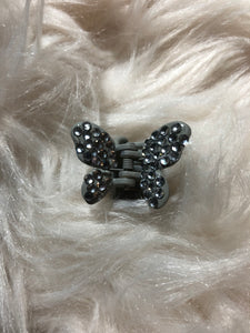 Small Bling rhinestone Hair Butterfly