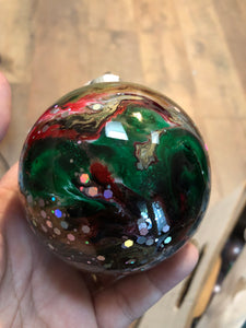 Single Glass Christmas Bulbs 3”