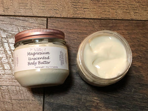 Magnesium body butter UnScented.