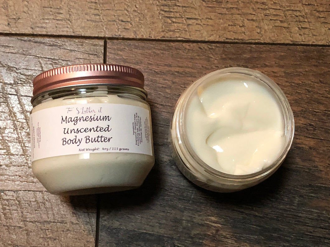 Magnesium body butter UnScented.
