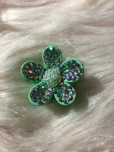 Load image into Gallery viewer, Small Bling rhinestone Flower Hair Clip
