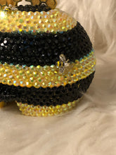 Load image into Gallery viewer, Rhinestone skull “Buzzby” Bee
