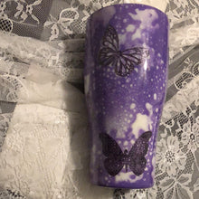 Load image into Gallery viewer, Butterflies are free  D14 Designer Tumbler 30 ounce Ready to ship!
