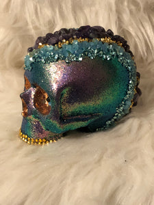 Geode pattern skull “Rocky”