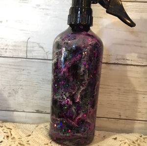 Decorated 15 ounce spray bottle