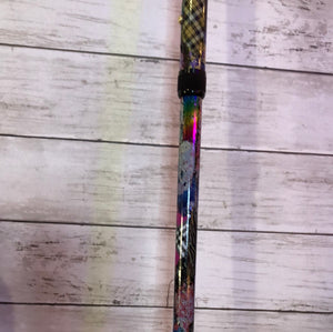 Cane of many colors.