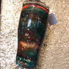 Load image into Gallery viewer, Camo man glitter 30 ounce modern curve tumbler. Ready to ship
