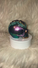 Load and play video in Gallery viewer, Geode pattern skull “Rocky”
