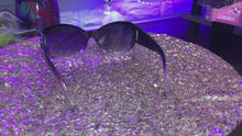 Load and play video in Gallery viewer, Rhinestone sunglasses. Purple
