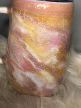 Load image into Gallery viewer, &quot;Dreams of Rose Gold&quot; Finished Designer Stainless Steel Coffee Mug #115  Ready to ship!
