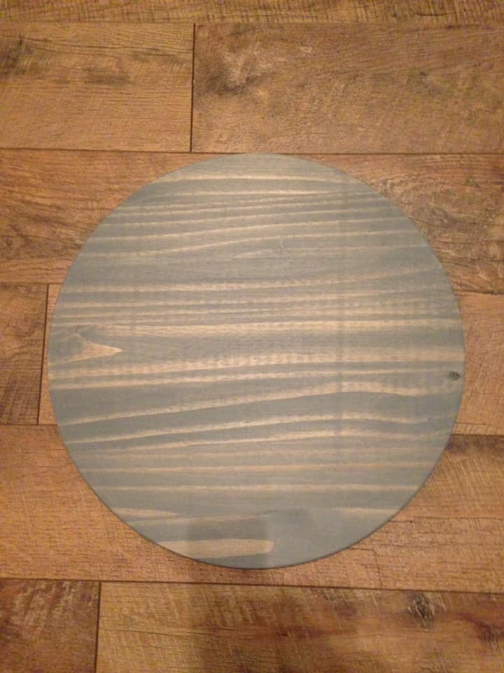 Circle Round Flag Distressed signs Personalized 24