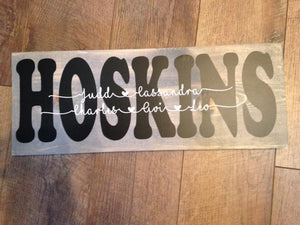 Flag Distressed signs Personalized or Plain stained and personalized