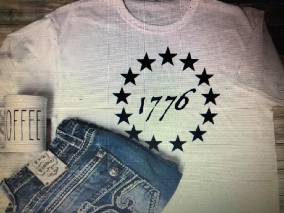 1776 Betsy Ross American Flag t-shirt