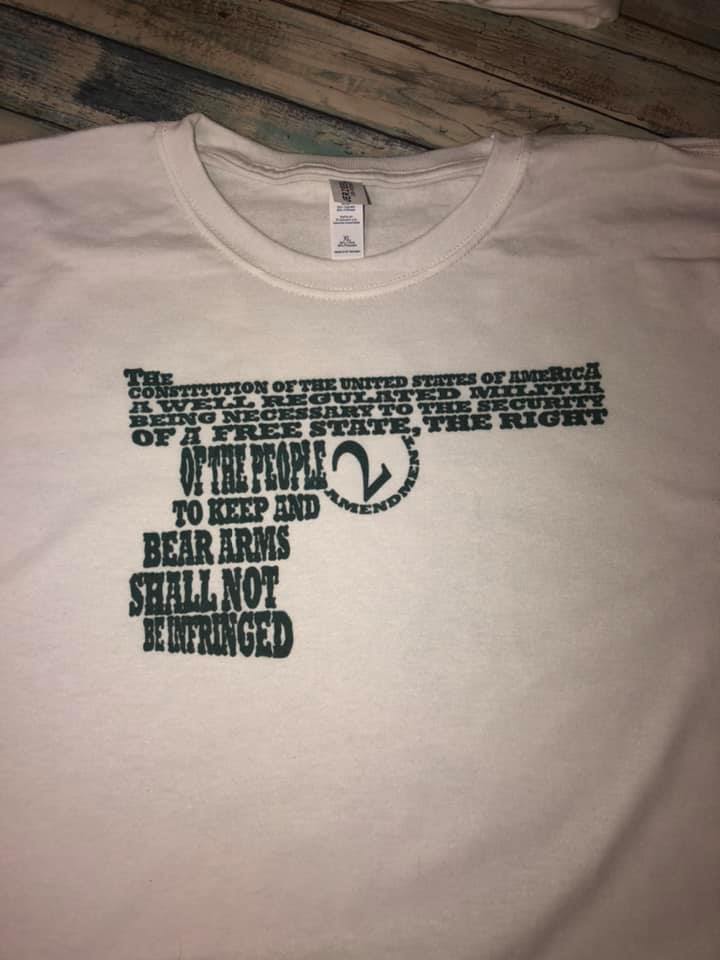 2nd Second Amendment T-shirt Guns