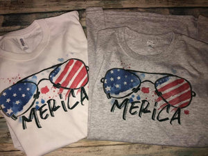 Flag sunglasses "Merica t-shirt