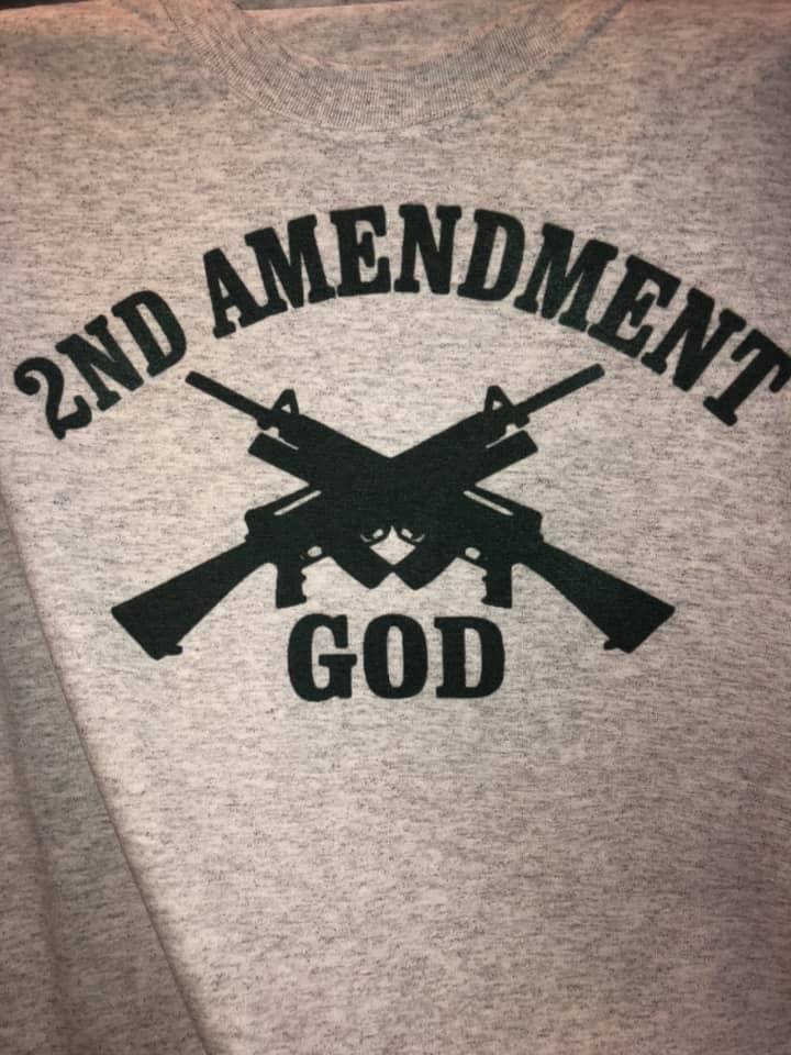 2nd Amendment  Guns God t-shirt