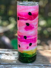 Load image into Gallery viewer, Watermelon Finished Designer Tumbler  Ready to ship!  20 ounce tumbler
