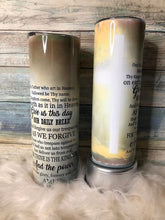 Load image into Gallery viewer, The Lord&#39;s Prayer Stainless Steel  Tumbler 20 or 30 oz
