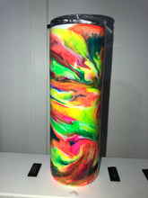 Load image into Gallery viewer, Neon  lights Finished Designer Tumbler   Ready to ship!  20 ounce tumbler
